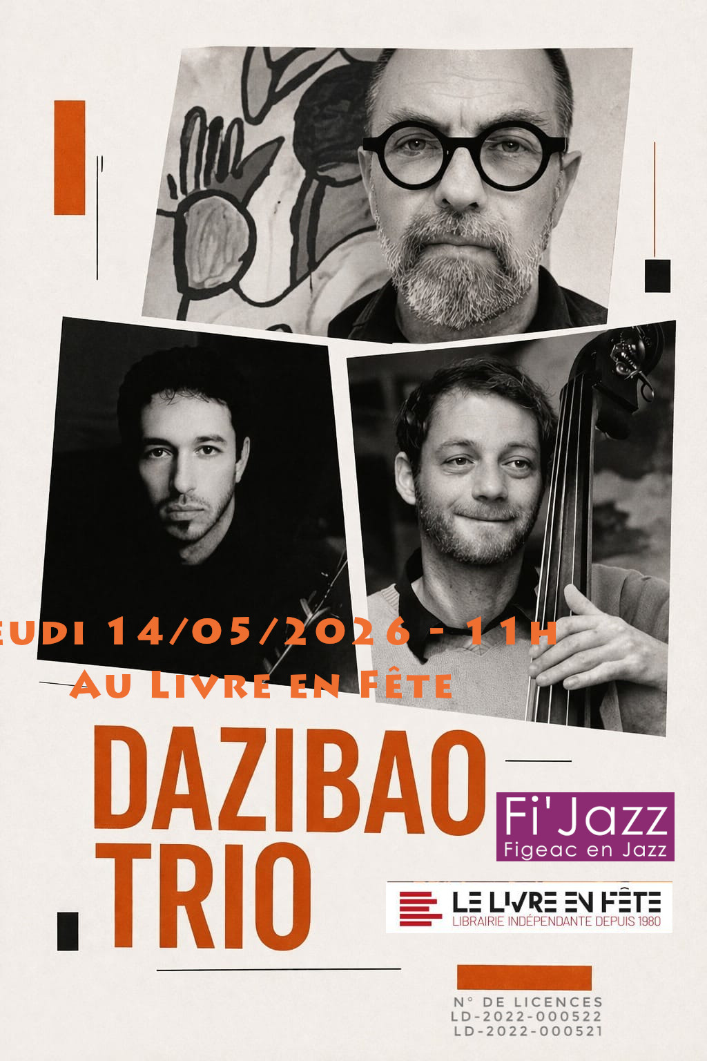 Concert d&rsquo;ouverture — Dazibao Trio