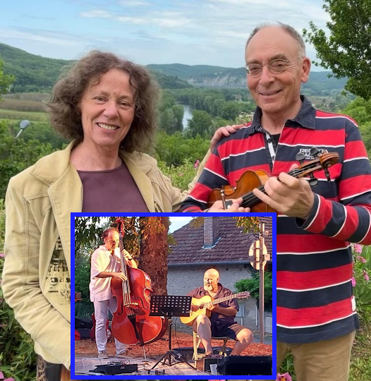 Quartet de lectures noires et bleues — Lecture musicale