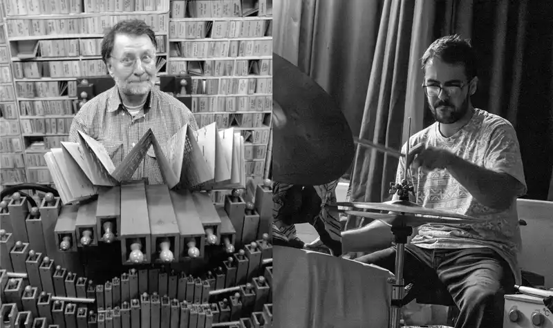 Pierre Charial orgue de Barbarie + Urbuli Baba batterie