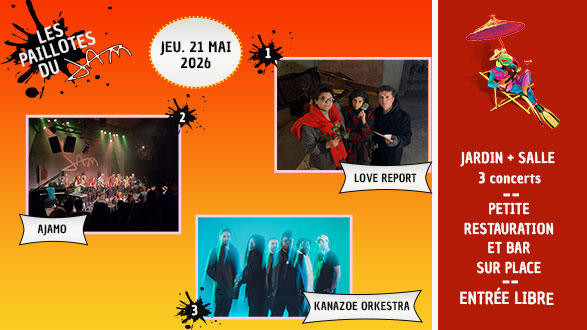 Paillotes du Jam #3 — Love Report + AJAMO + Kanazoe Orkestra