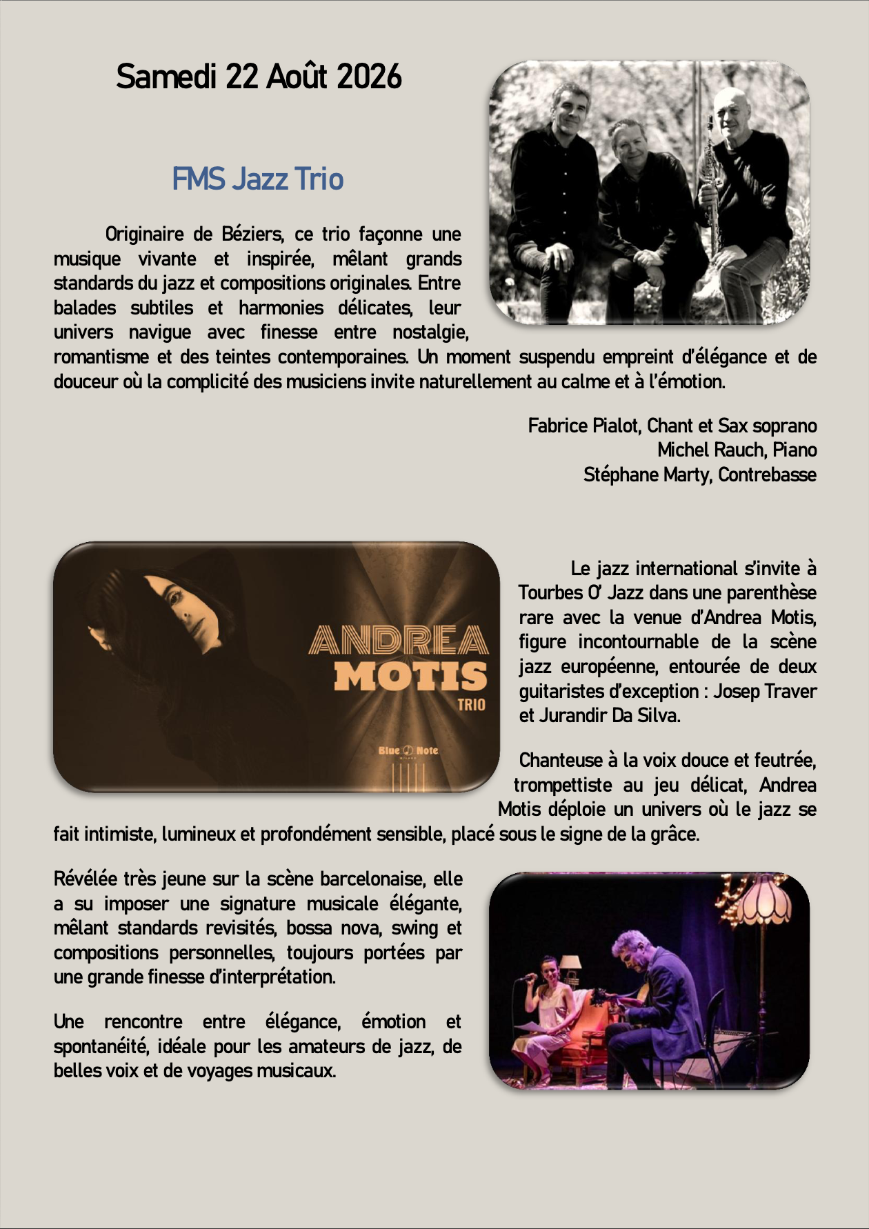 Andrea Motis Trio