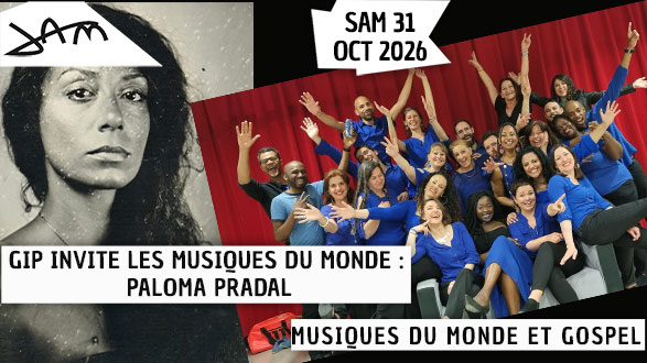 GIP INVITE LES MUSIQUES DU MONDE : PALOMA PRADAL