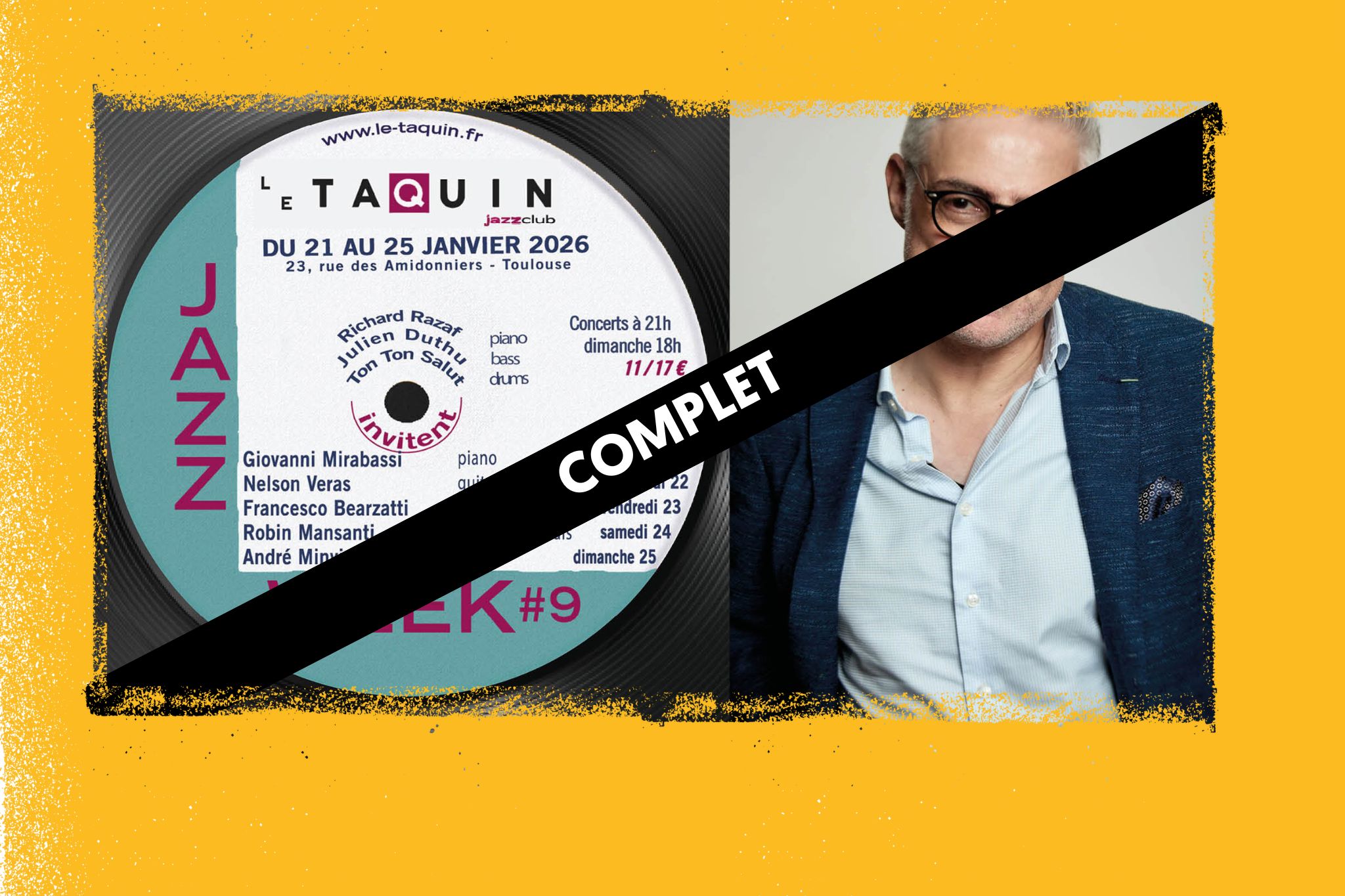 JAZZ WEEK #9 – invite Giovanni Mirabassi