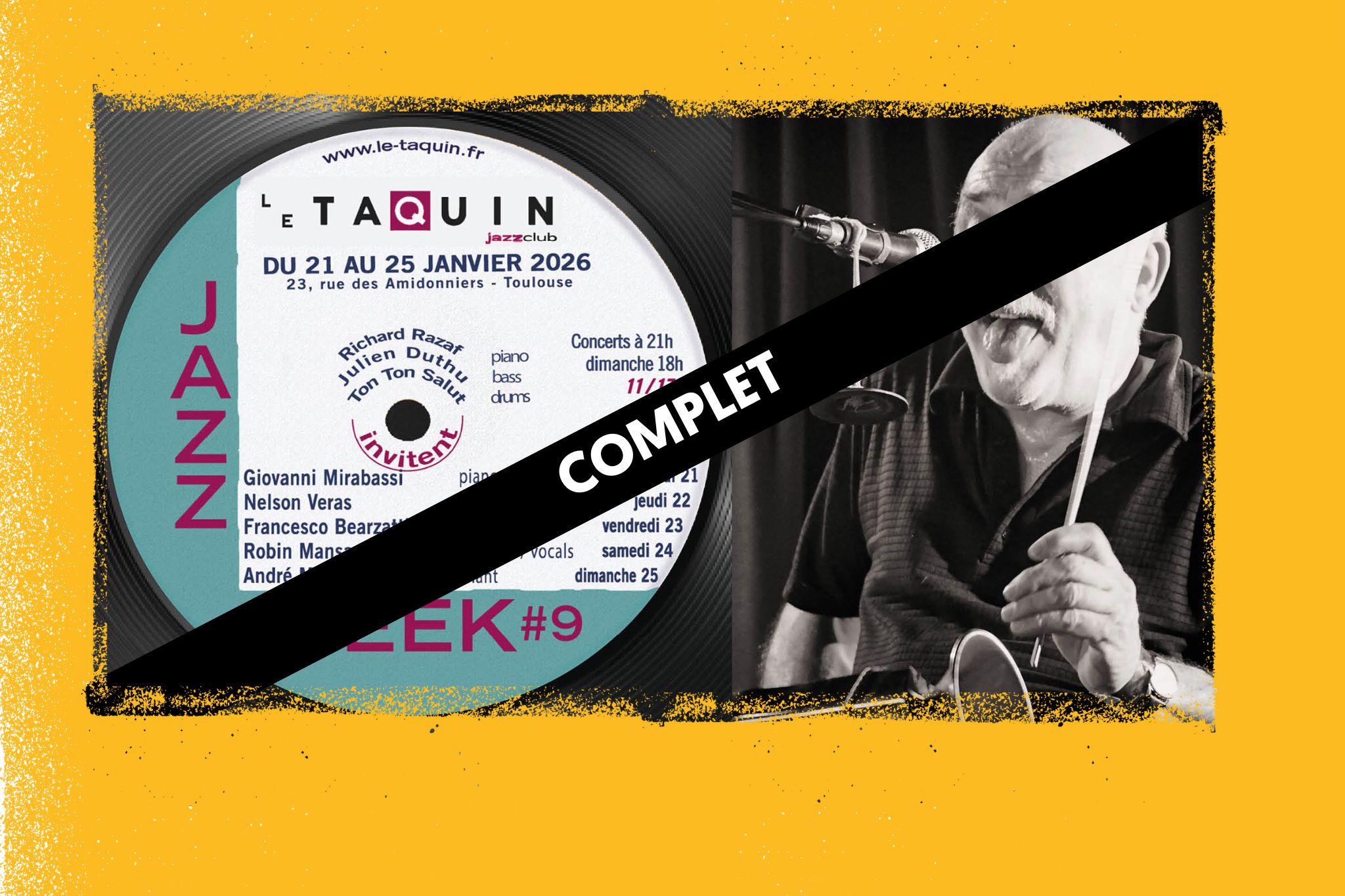 JAZZ WEEK #9 – invite André Minvielle