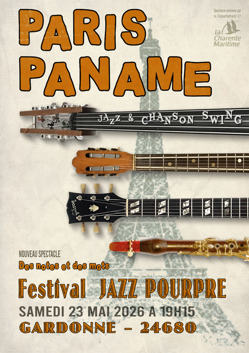 Dîner Jazz « Paris Paname » — 25 ans (Week-end Jazz à Gardonne)