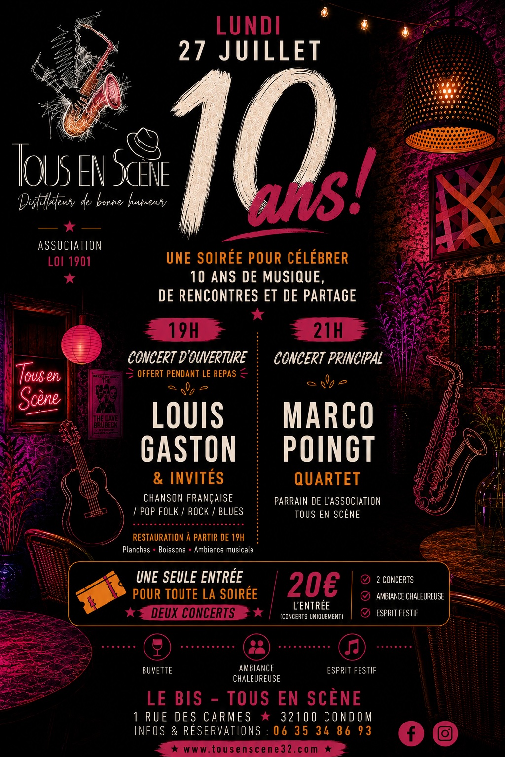 Soirée des 10 ans de Tous en Scène