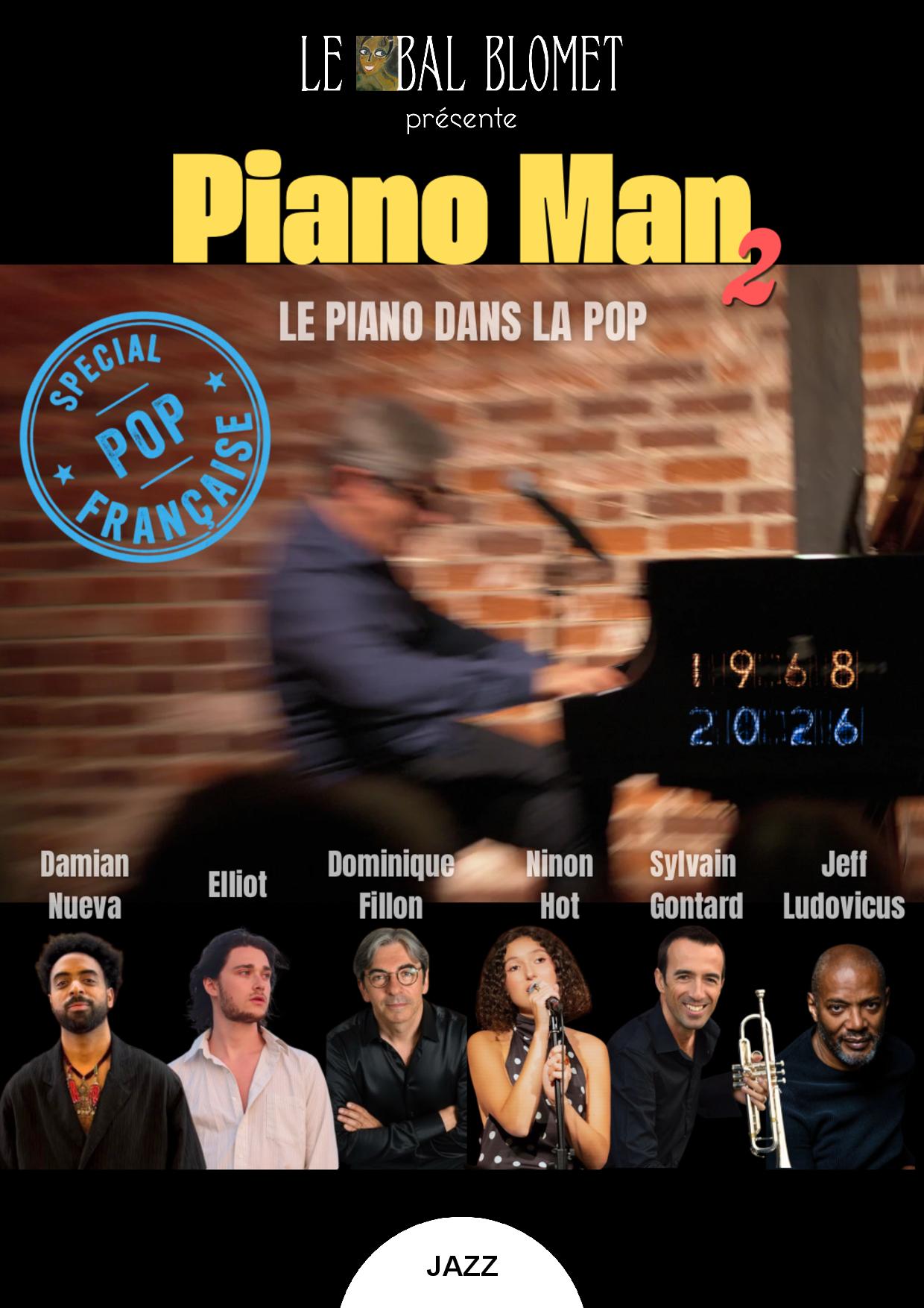 Piano Man 2, le piano dans la pop française – Dominique Fillon