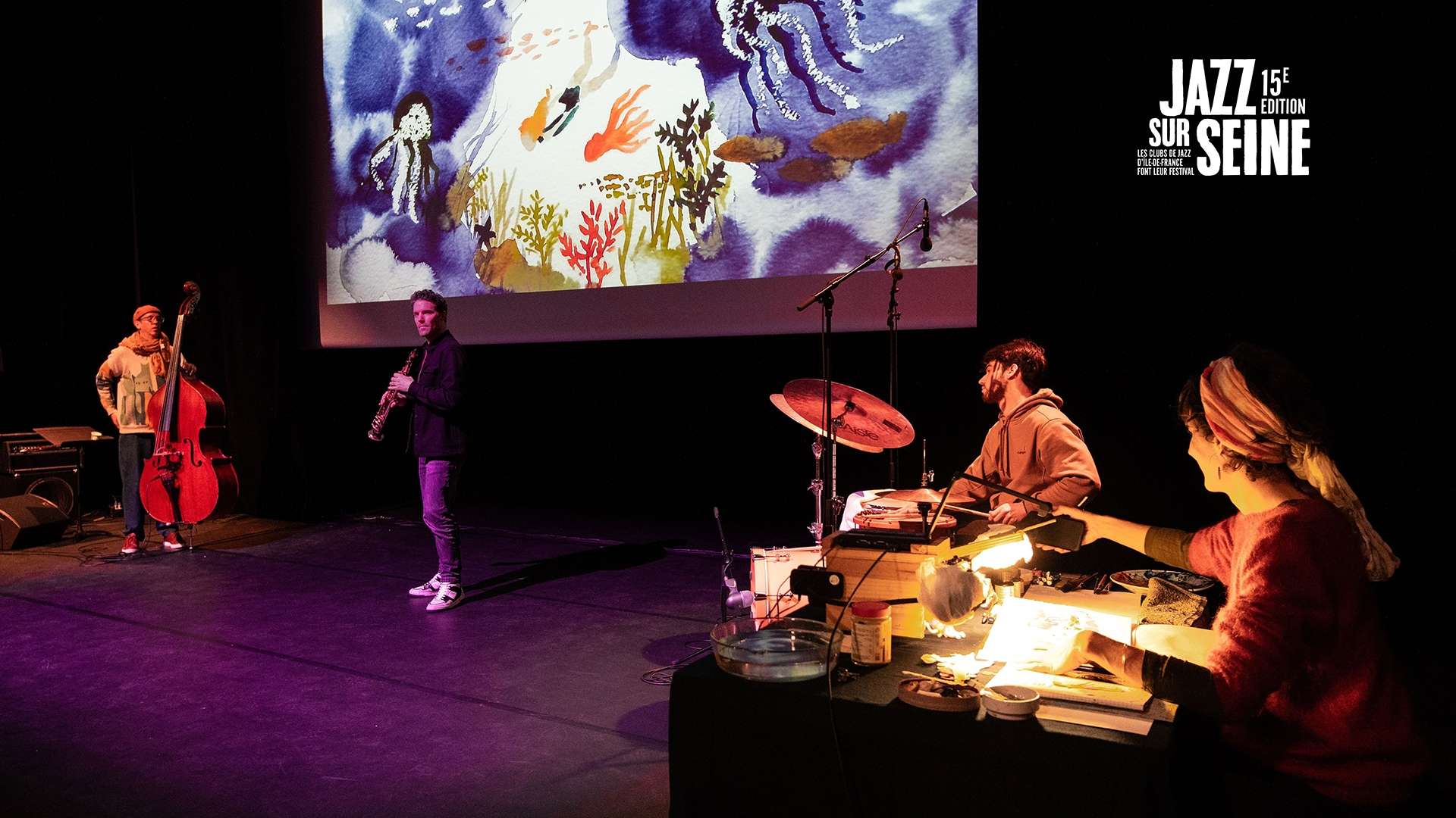 Concert dessiné Le voyage de Claude
