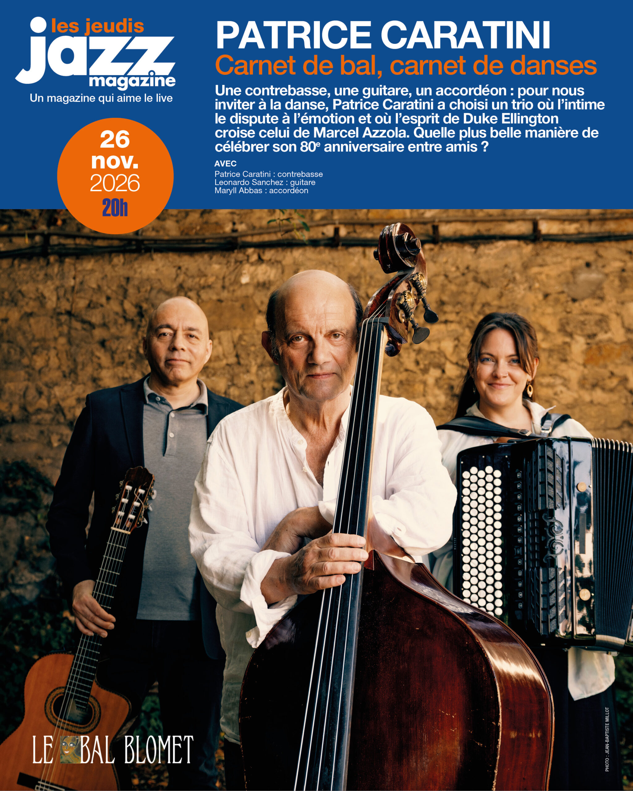 Patrice Caratini – Les Concerts Jazz Magazine