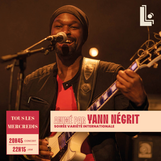 Yann Négrit – Soirée Soul Funk Pop