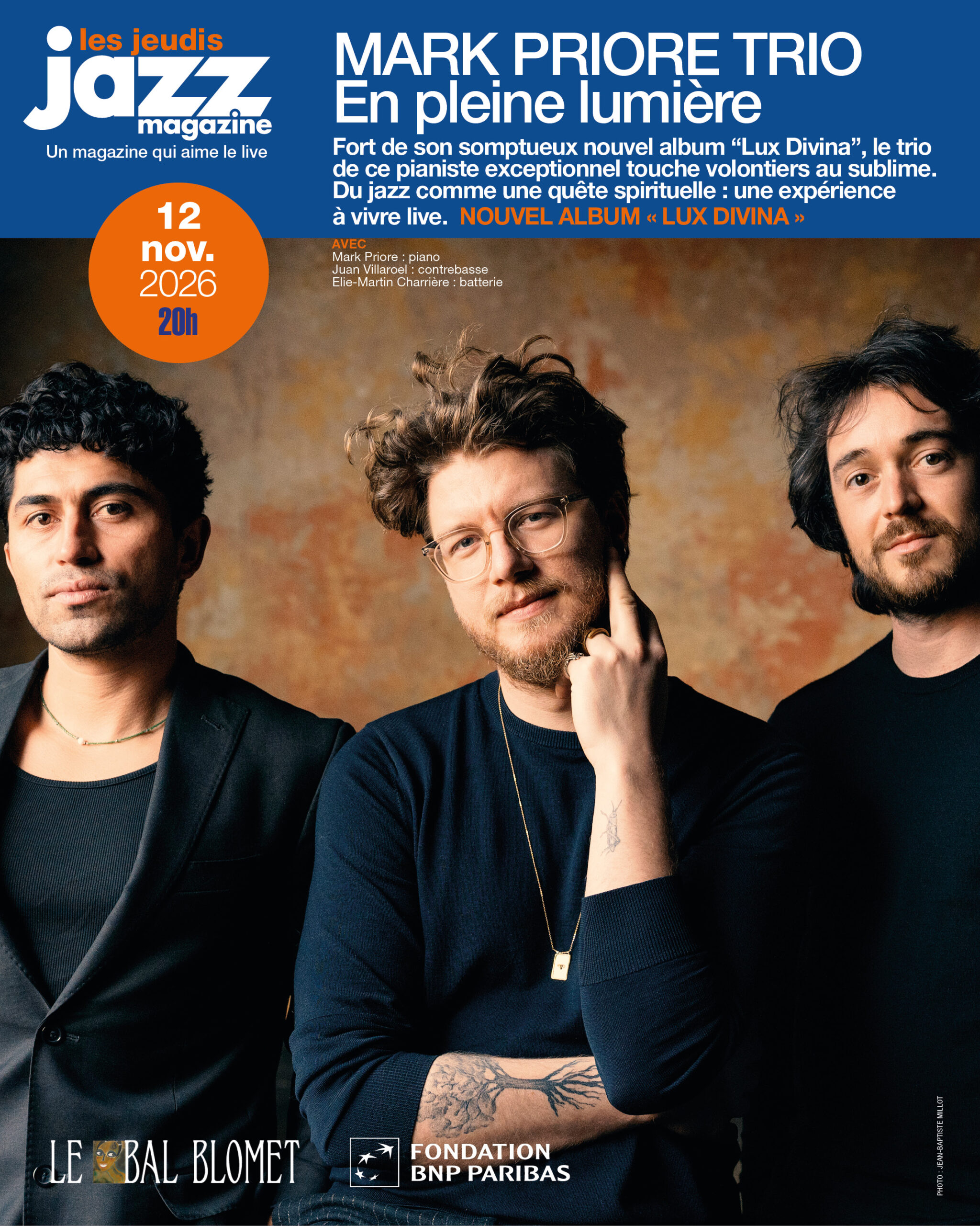 Mark Priore Trio – Les Concerts Jazz Magazine