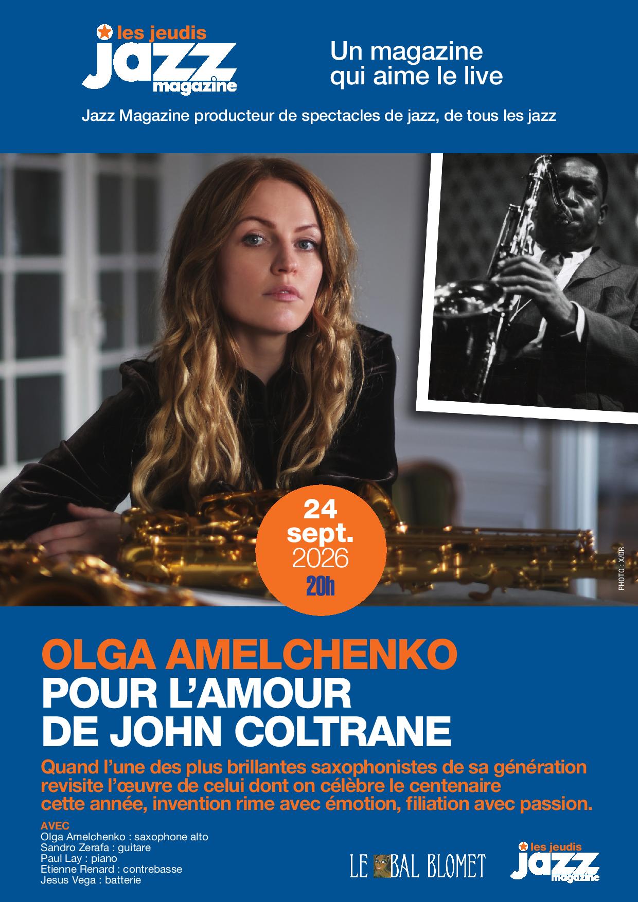 Olga Amelchenko – Les Concerts Jazz Magazine