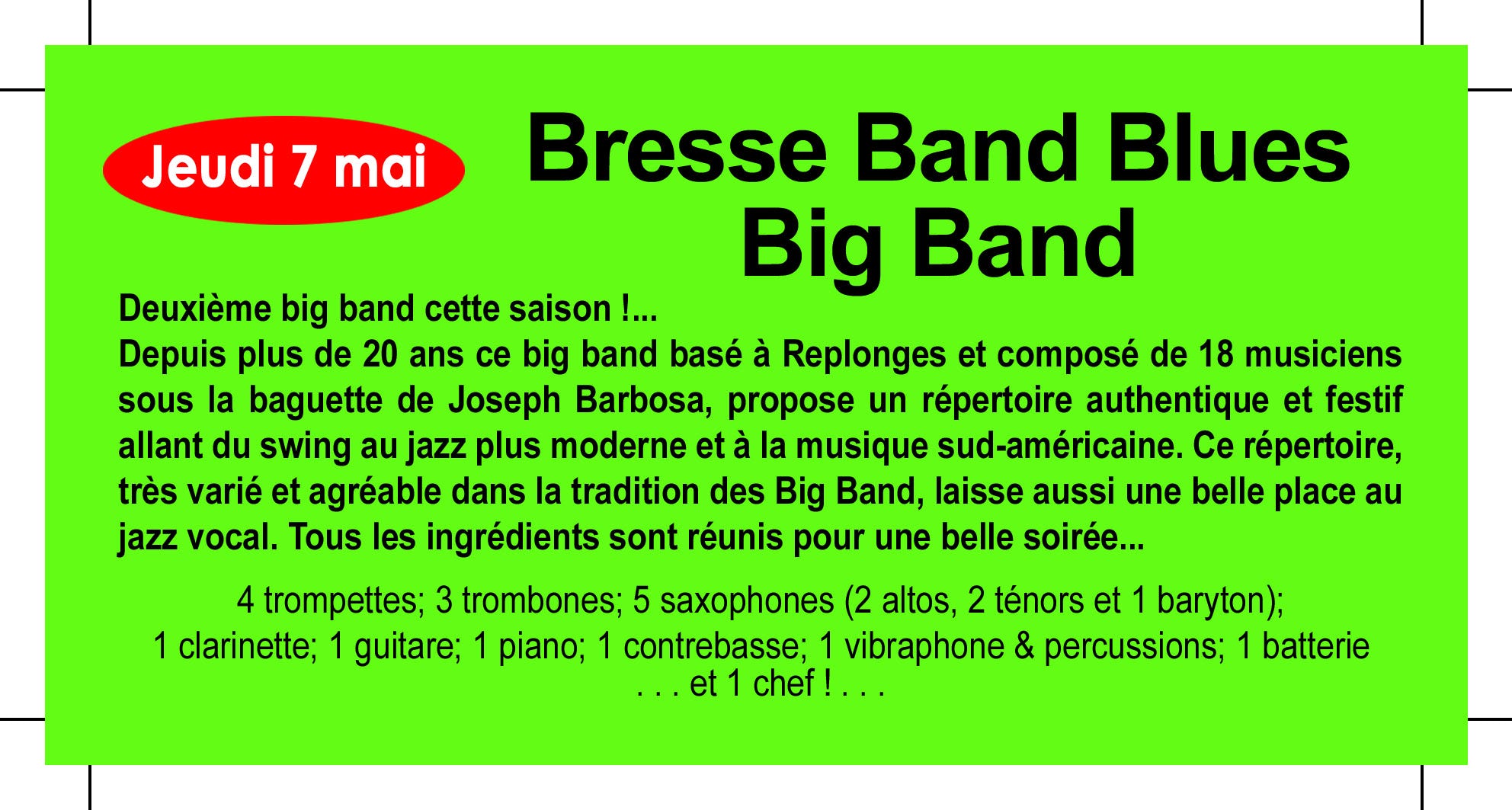 Bresse Band Blues Big Band
