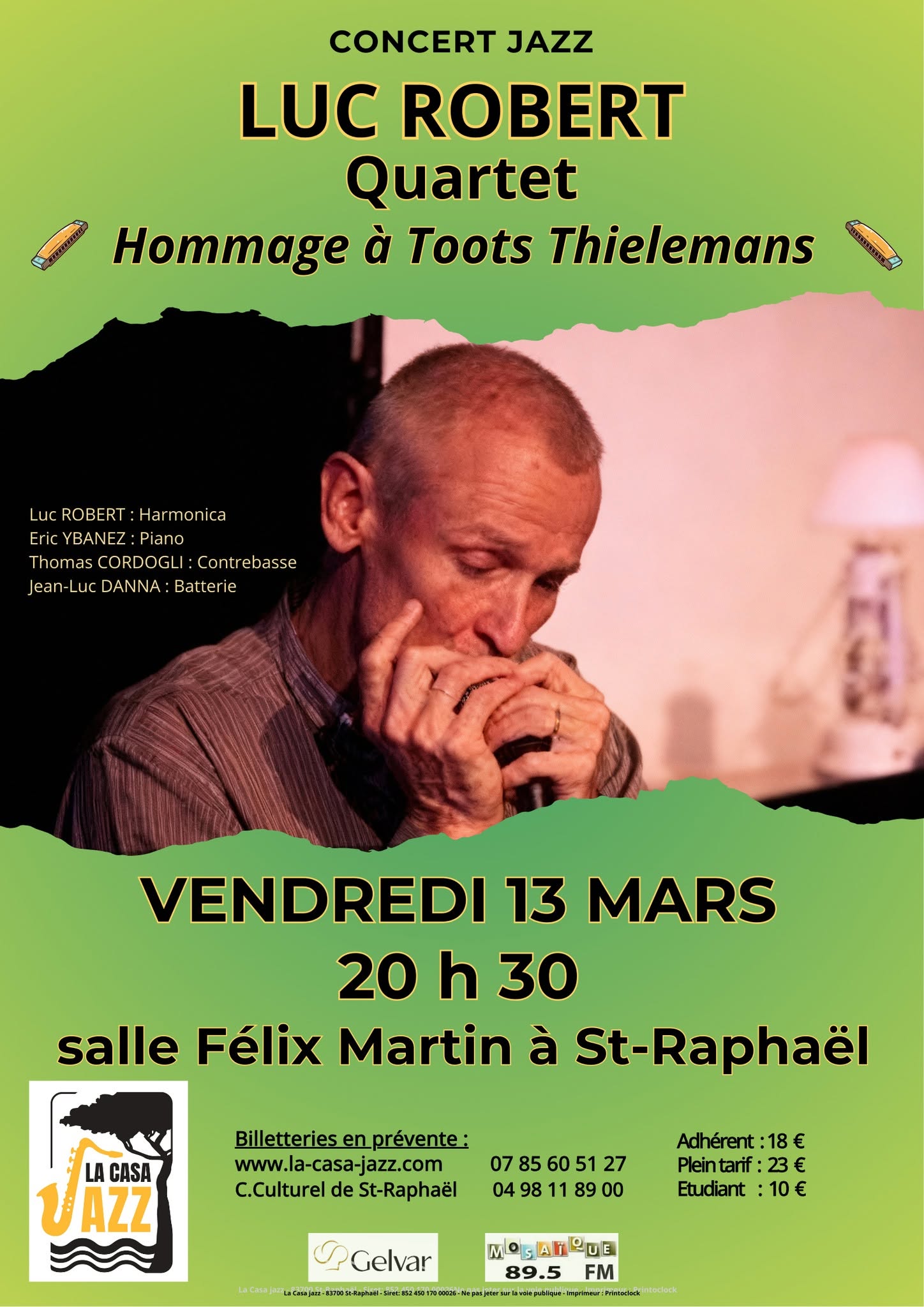 Luc Robert Quartet – Hommage à Toots Thielemans