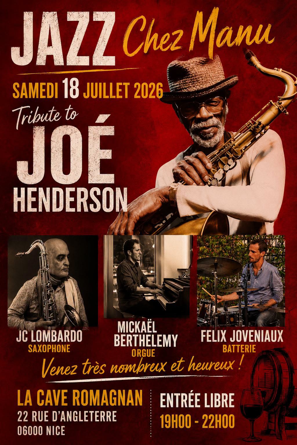 JC Lombardo 4tet – Tribute to Joé Henderson